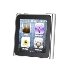 Apple iPod nano 6th Generation Silver (16 GB) Works Great